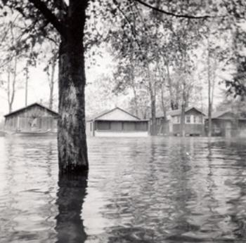 Lake LeBoeuf flooded
