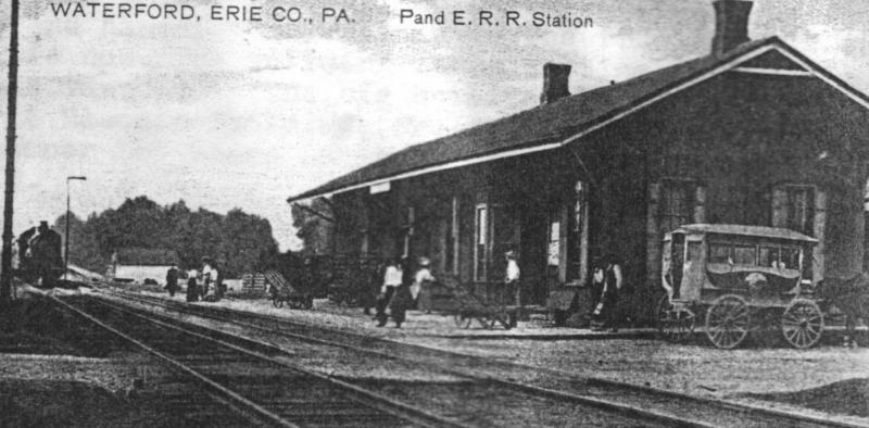 Railroad Station at the Depot